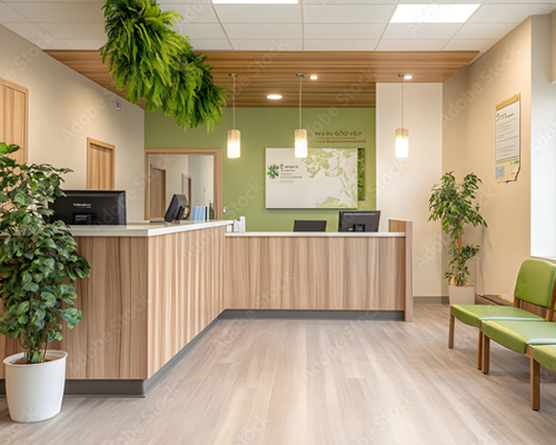 受付カウンター